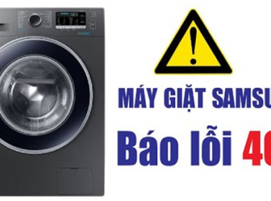 Máy giặt Samsung báo lỗi 4C khi nào? Hướng dẫn khắc phục lỗi 4C máy giặt Samsung nhanh chóng, đơn giản